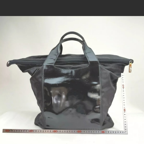 Gucci Large Black Tote with Leather Trim Authentic - Picture 11 of 13